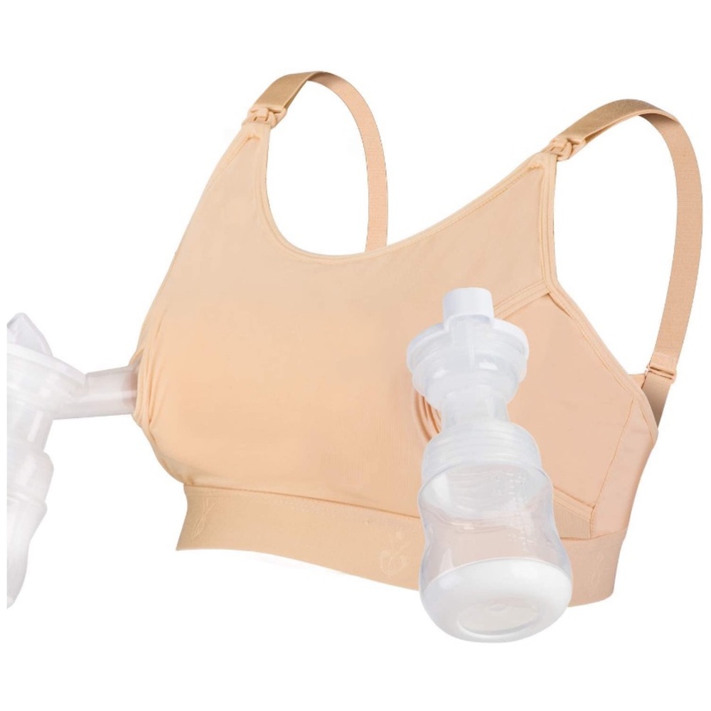 Handsfree pumping bra & nursing bra.